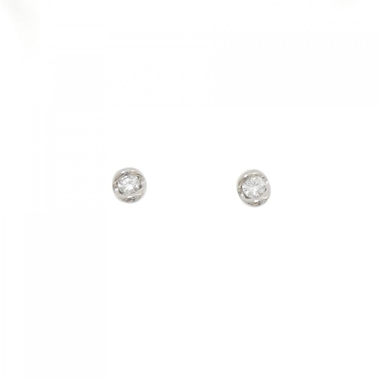 PT900 ダイヤモンド ピアス