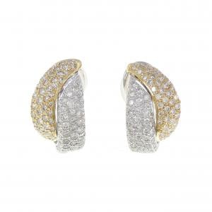 K18YG/K18WG Diamond Earrings 3.00CT
