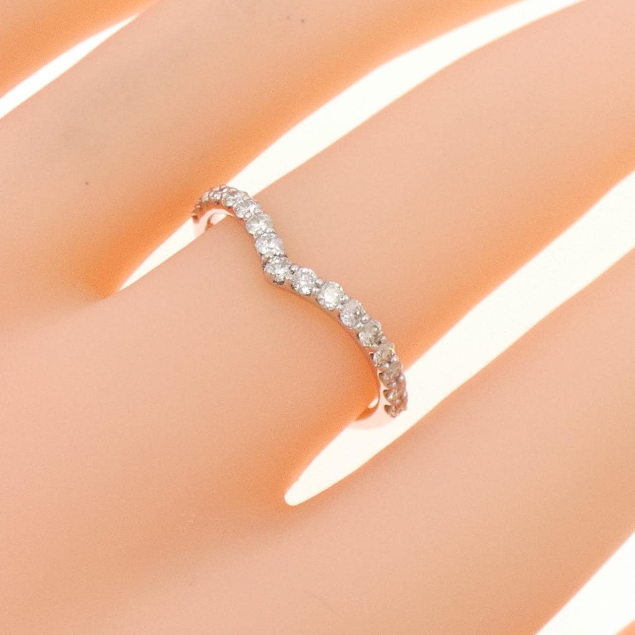 純PT ダイヤモンド リング 0.40CT