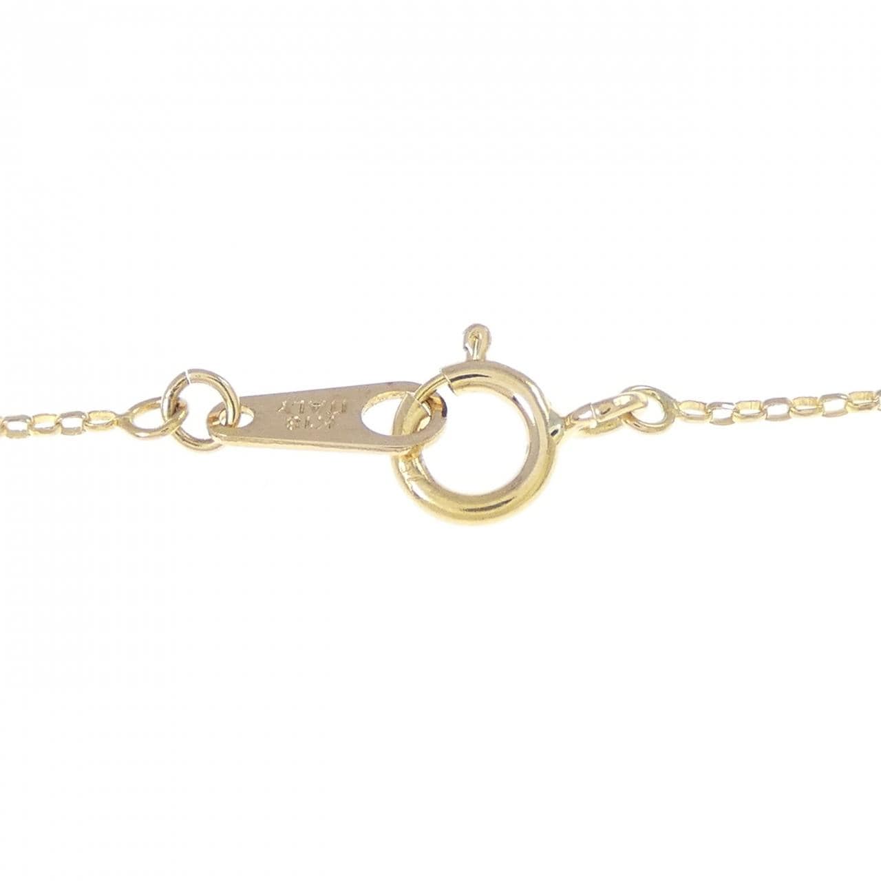 K18YG ダイヤモンド ネックレス 0.10CT