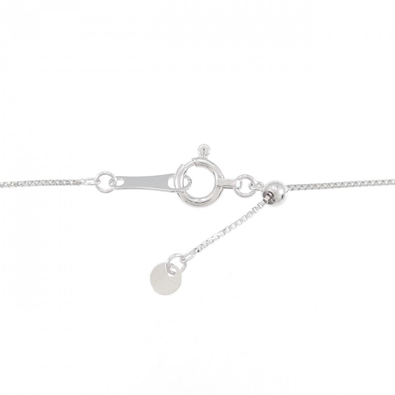 K18WG ダイヤモンド ネックレス 0.77CT