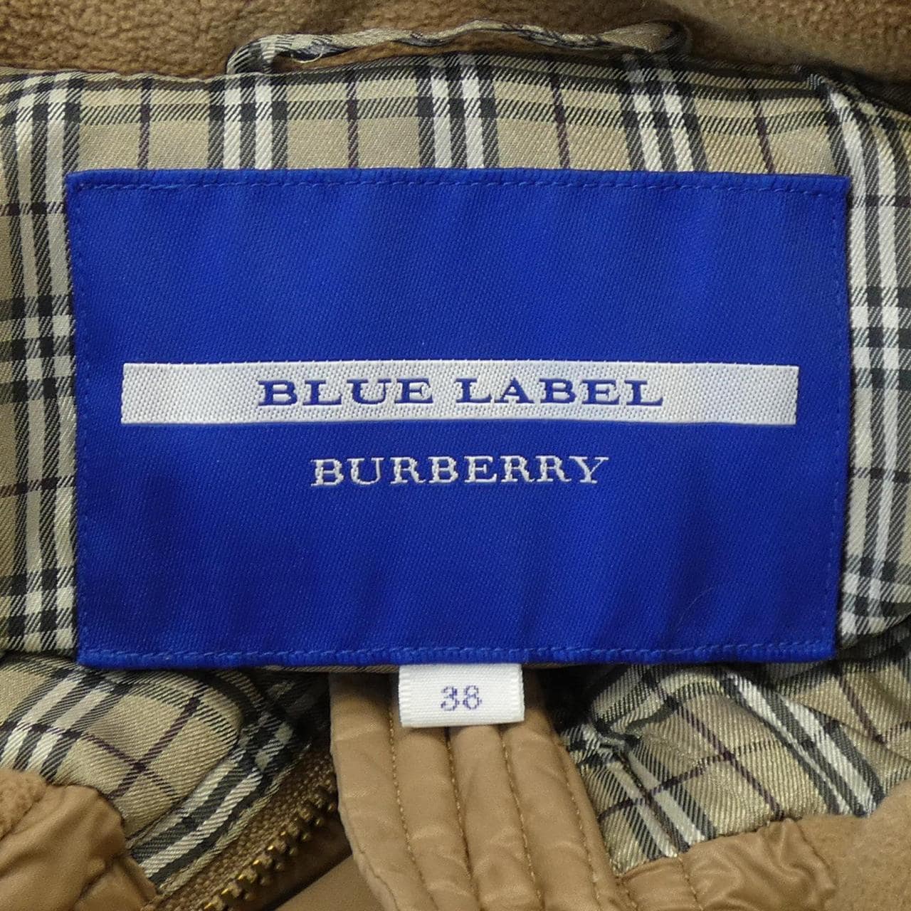 バーバリーブルーレーベル BURBERRY BLUE LABEL ダウンコート