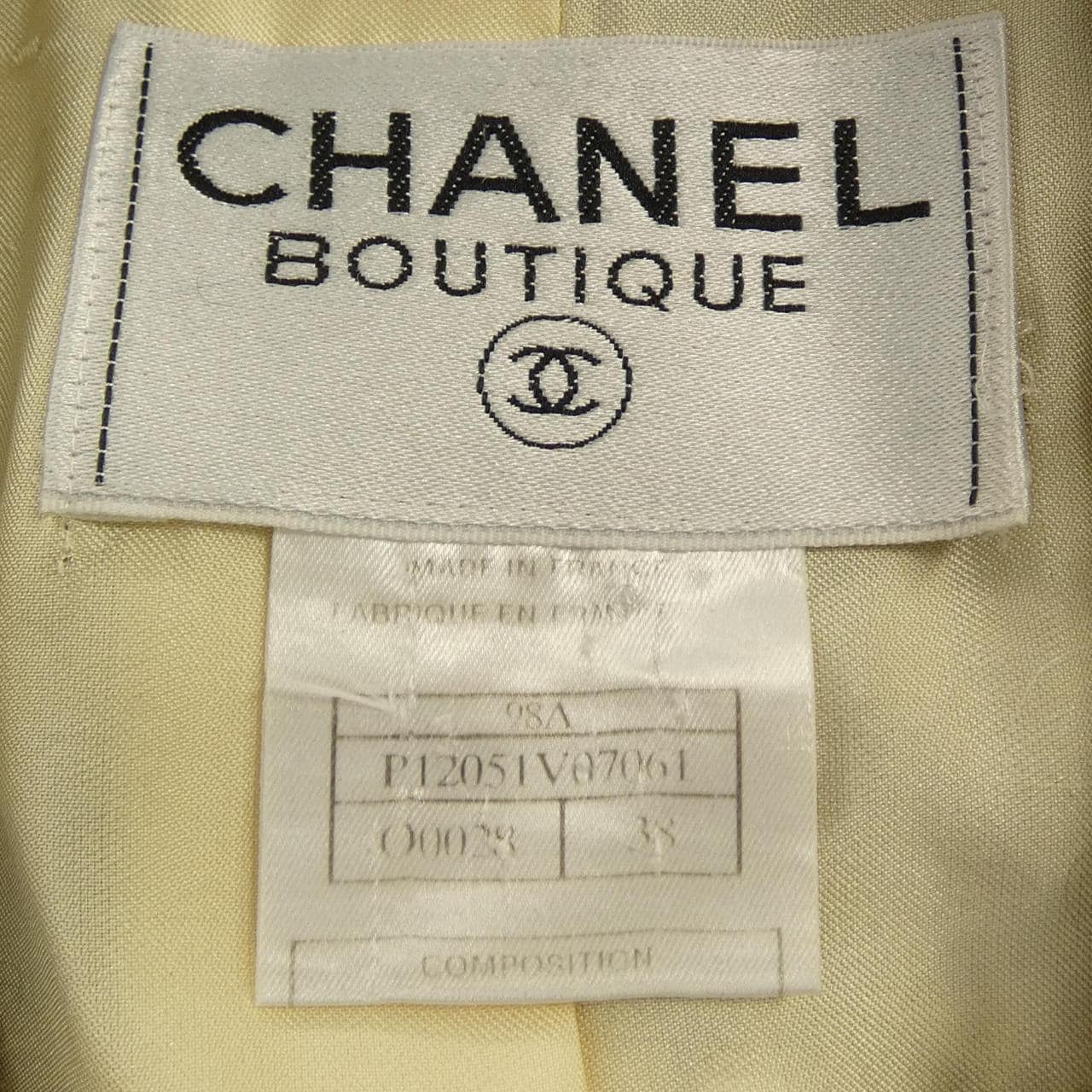 【ヴィンテージ】シャネル CHANEL P12051V07061 98A ジャケット