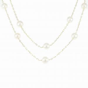 K18YG アコヤパール ネックレス