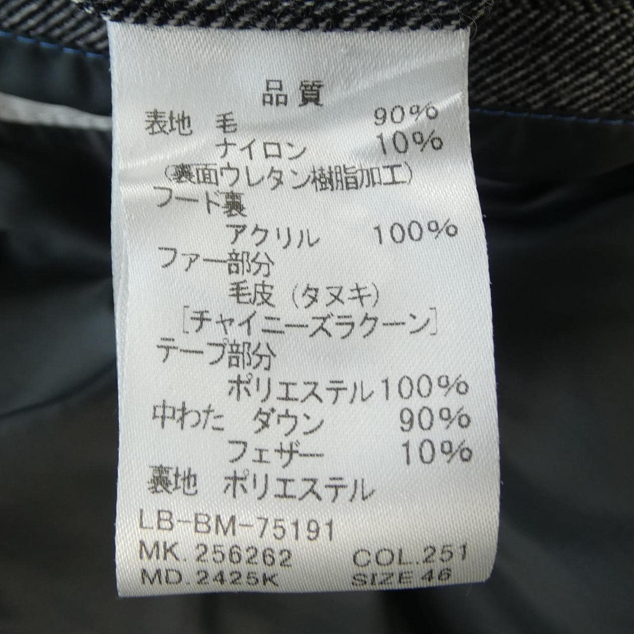 LANVIN en Bleu down coat