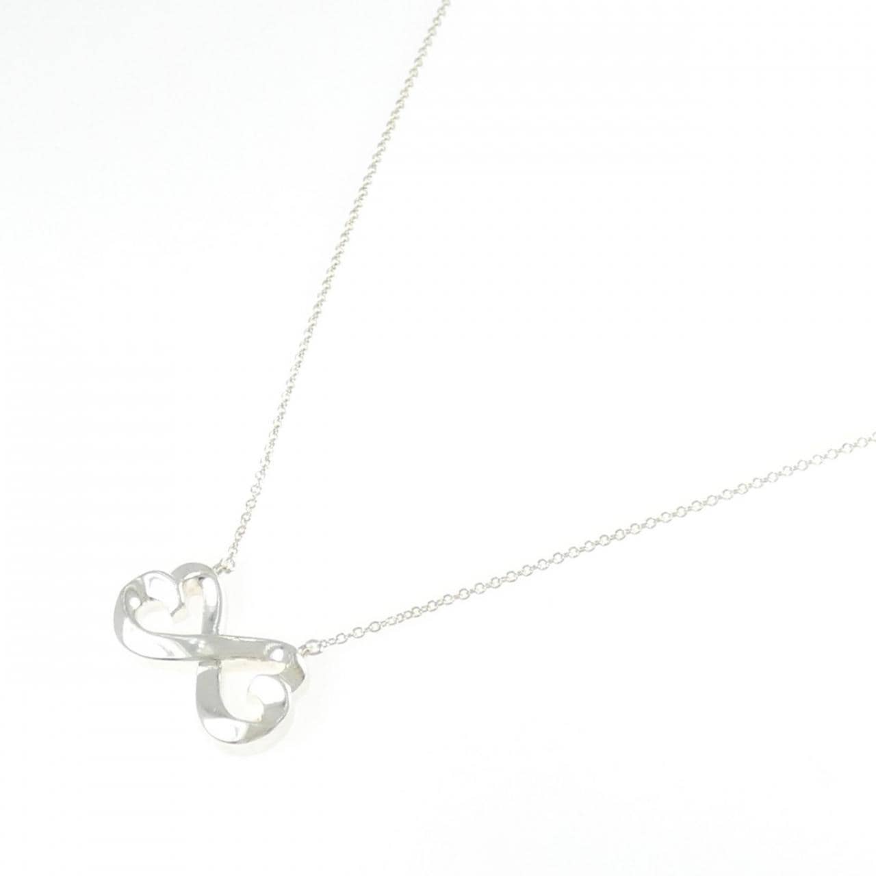 ティファニー ダブルラビングハート ネックレス
