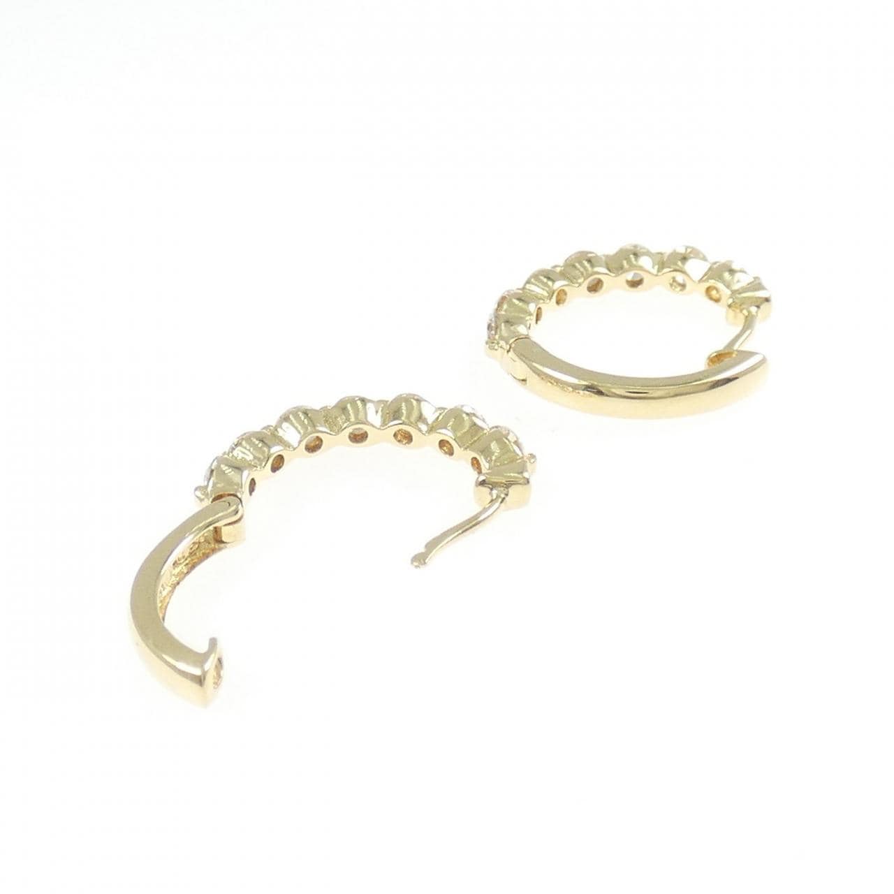 K18YG ダイヤモンド ピアス 1.0CT