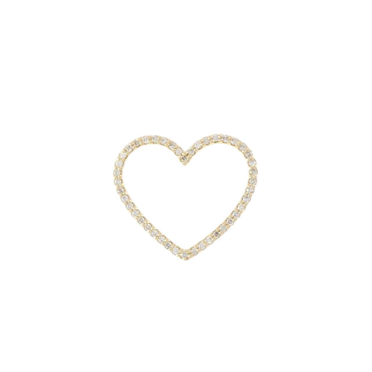 ビジュードエム オープンハート S ピアス 0.20CT 片耳