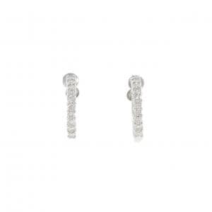 K18WG ダイヤモンド イヤリング 0.40CT