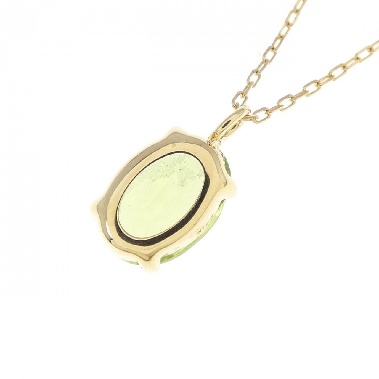 K18YG ペリドット ネックレス 0.67CT