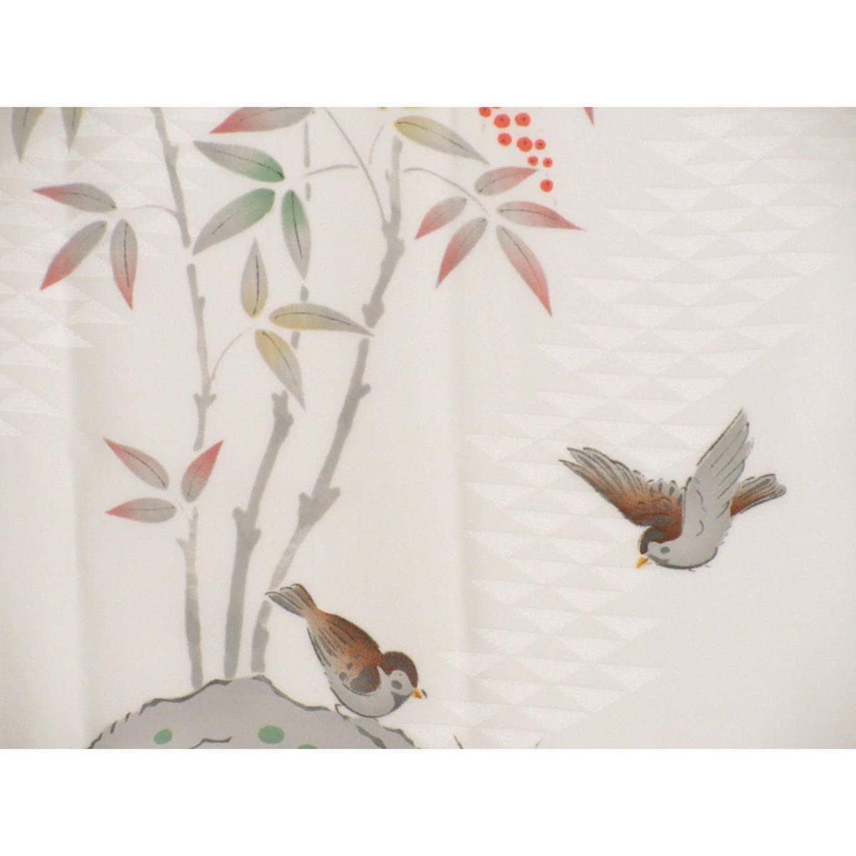 長襦袢　附下　友禅加工　広衿