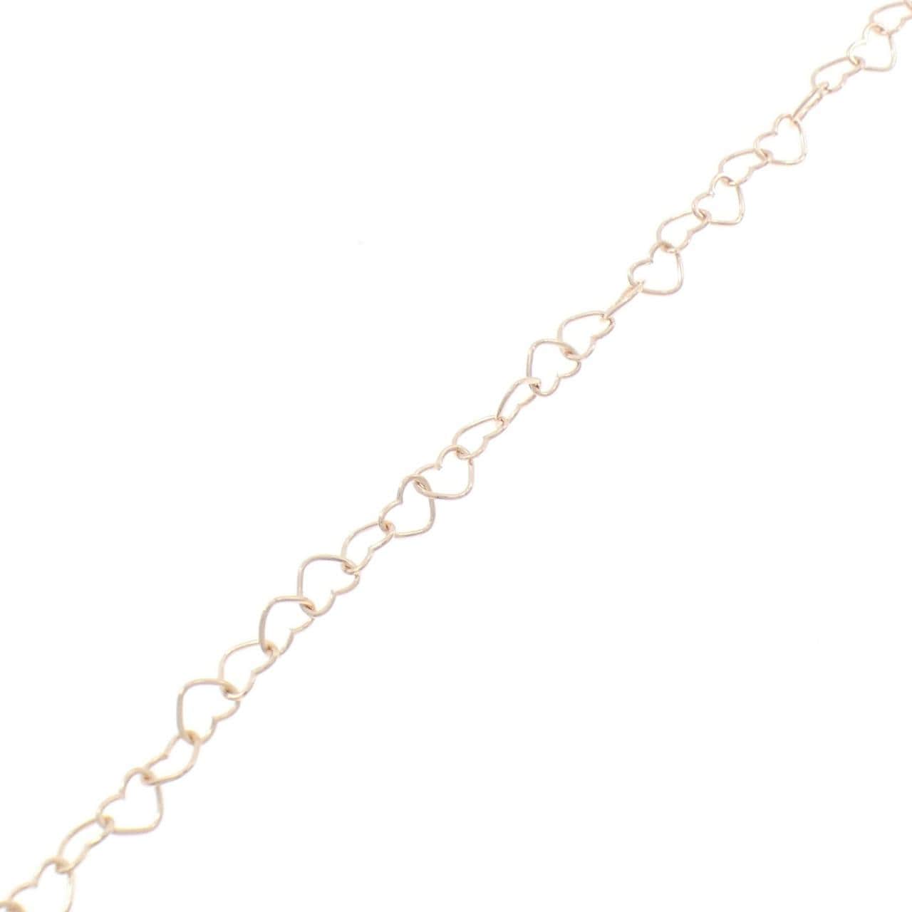 K10PG ハート アンクレット