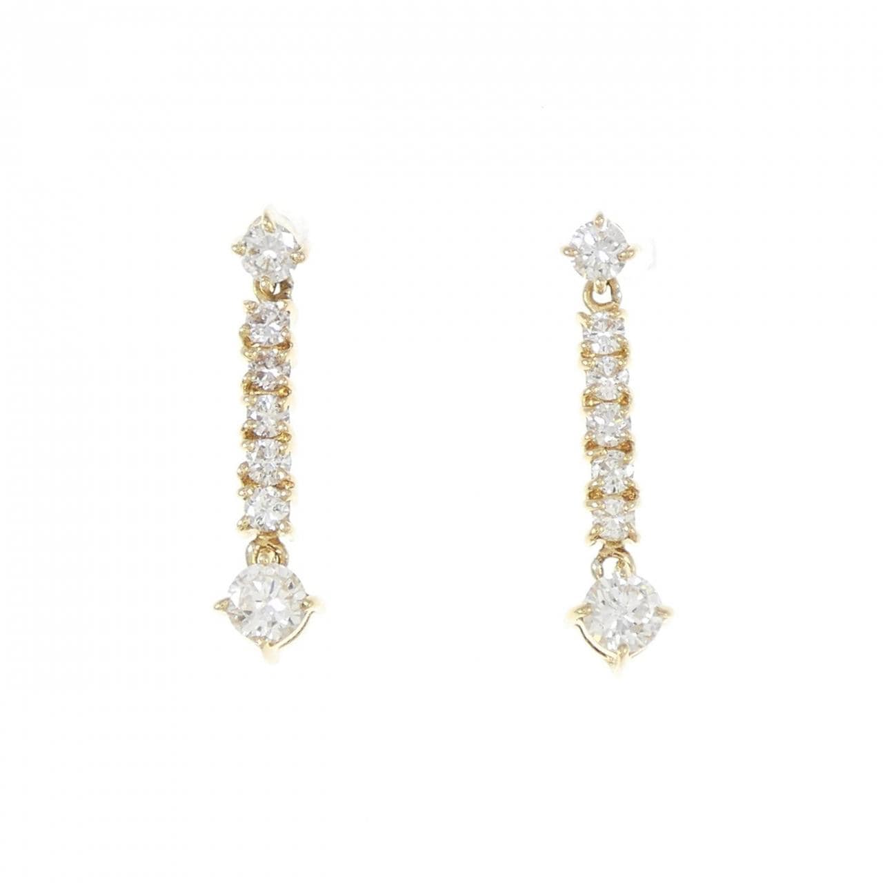 K18YG Diamond Earrings 0.66CT