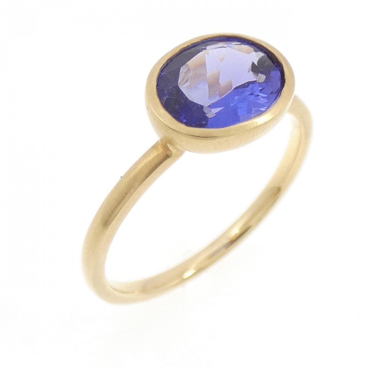 【新品】K18YG タンザナイト リング 1.80CT