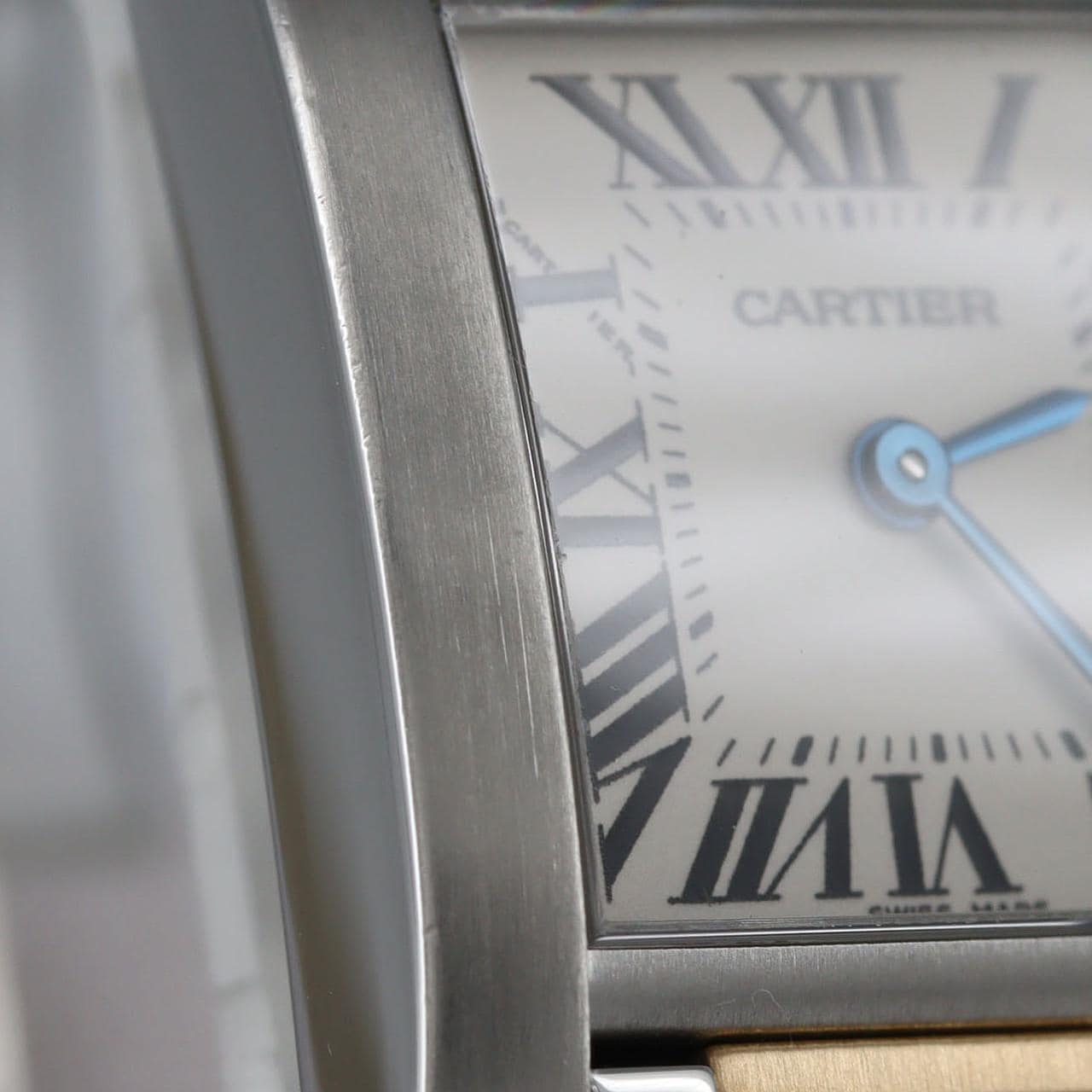 カルティエ タンクフランセーズSM コンビ W51007Q4 SSxYG クォーツ