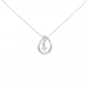 K10WG ダイヤモンド ネックレス 0.08CT