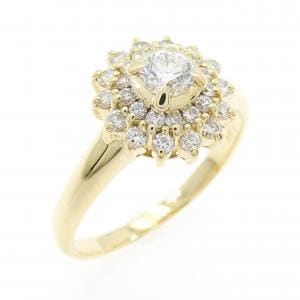 K18YG ダイヤモンド リング 0.239CT
