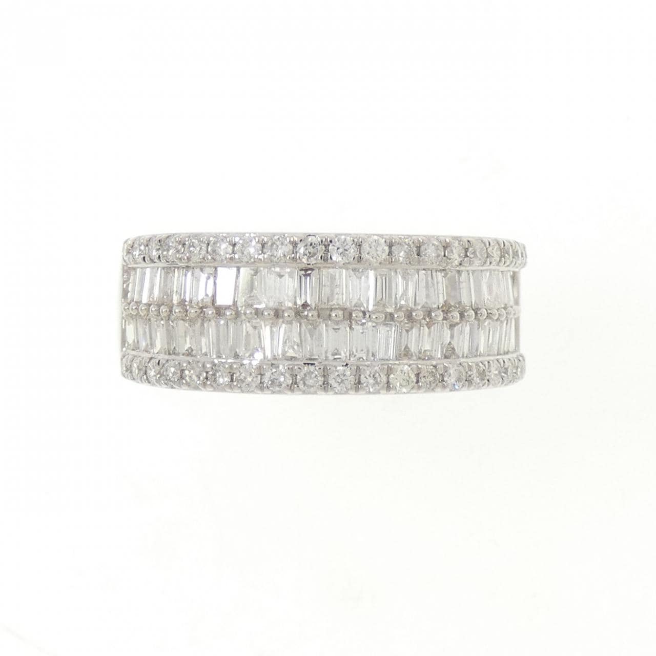 K18WG ダイヤモンド リング 1.00CT