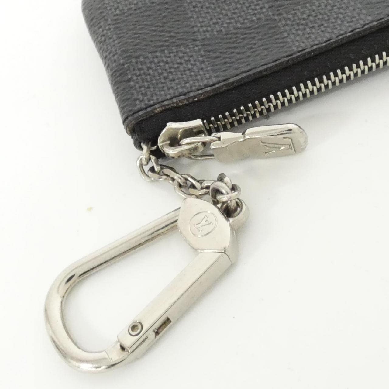 ルイヴィトン ダミエ グラフィット カードキーケース ポシェット クレ N60155 コイン＆キーケース