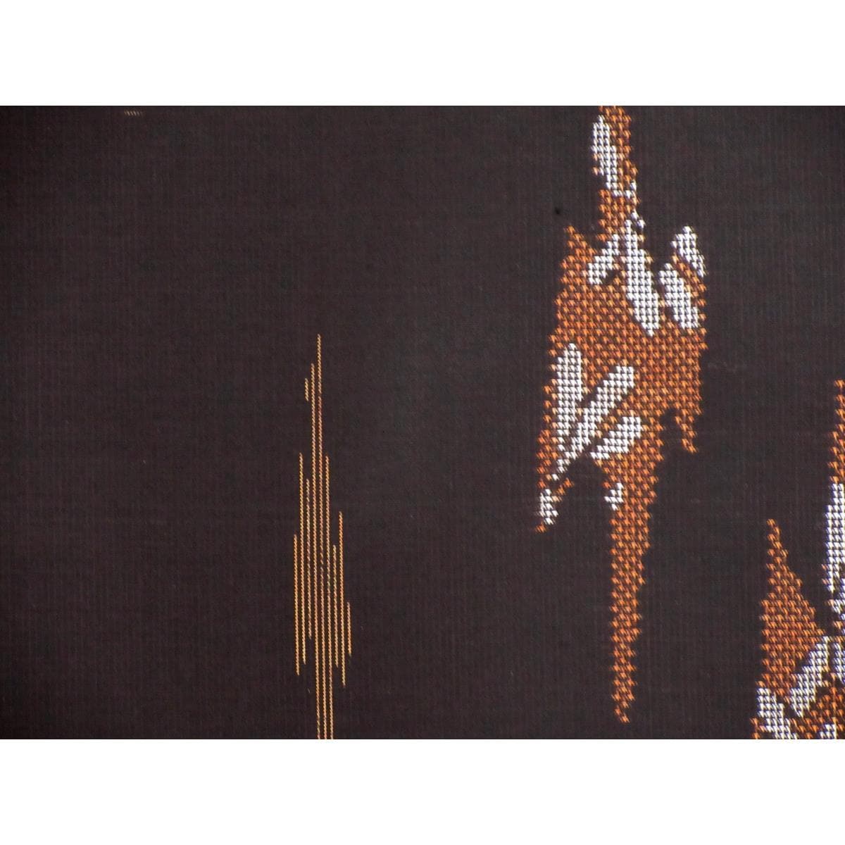 紬　池田重子　七マルキ　証紙付【本場奄美大島紬】