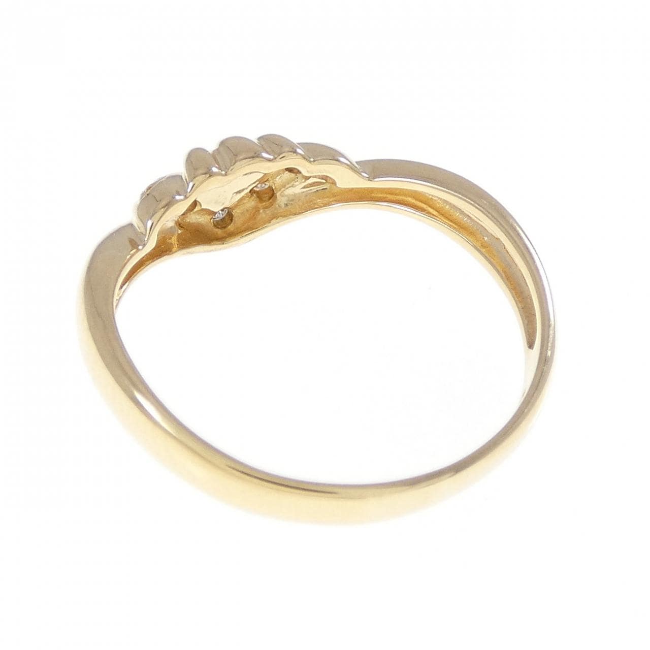 K18YG ダイヤモンド リング 0.05CT