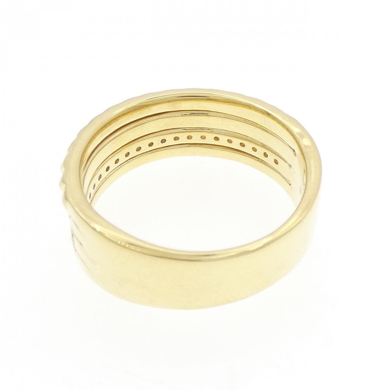 K18YG ダイヤモンド リング 0.16CT