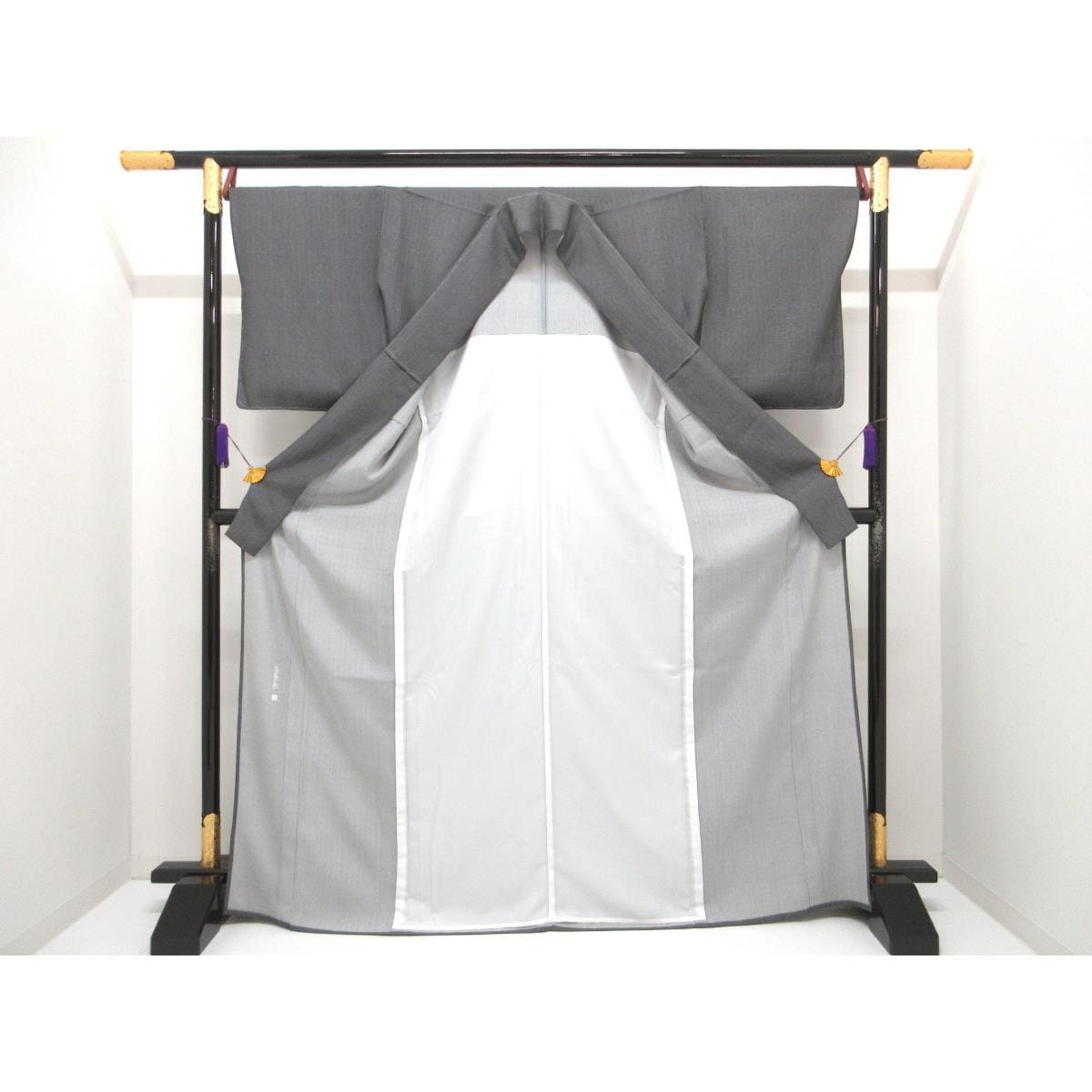 【新品】単衣　絽小紋