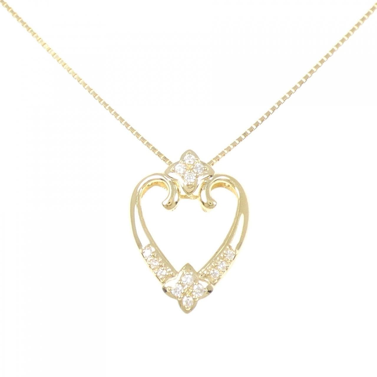 K18YG ダイヤモンド ネックレス 0.25CT
