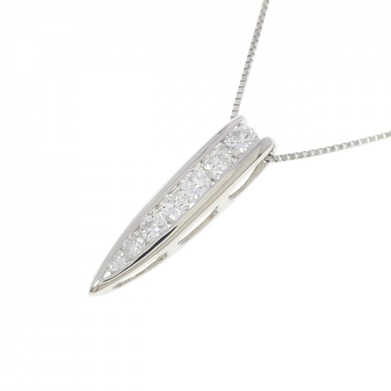 PT900/PT850 ダイヤモンド ネックレス 0.50CT
