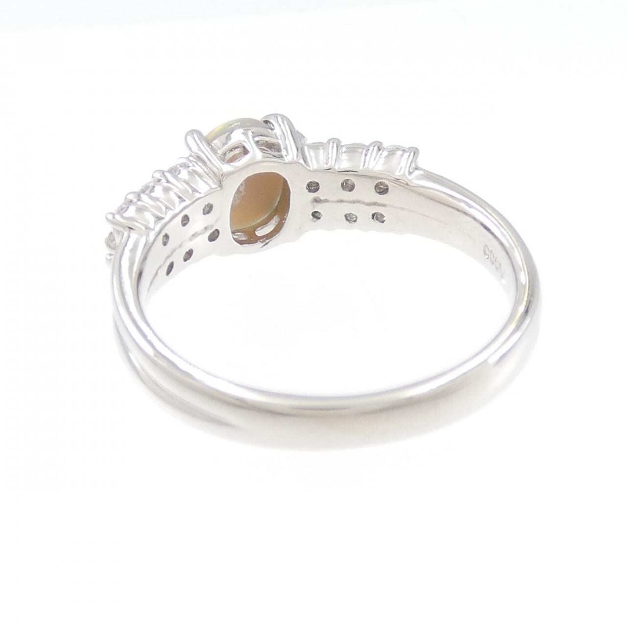 PT900 ブラックオパール リング 0.57CT