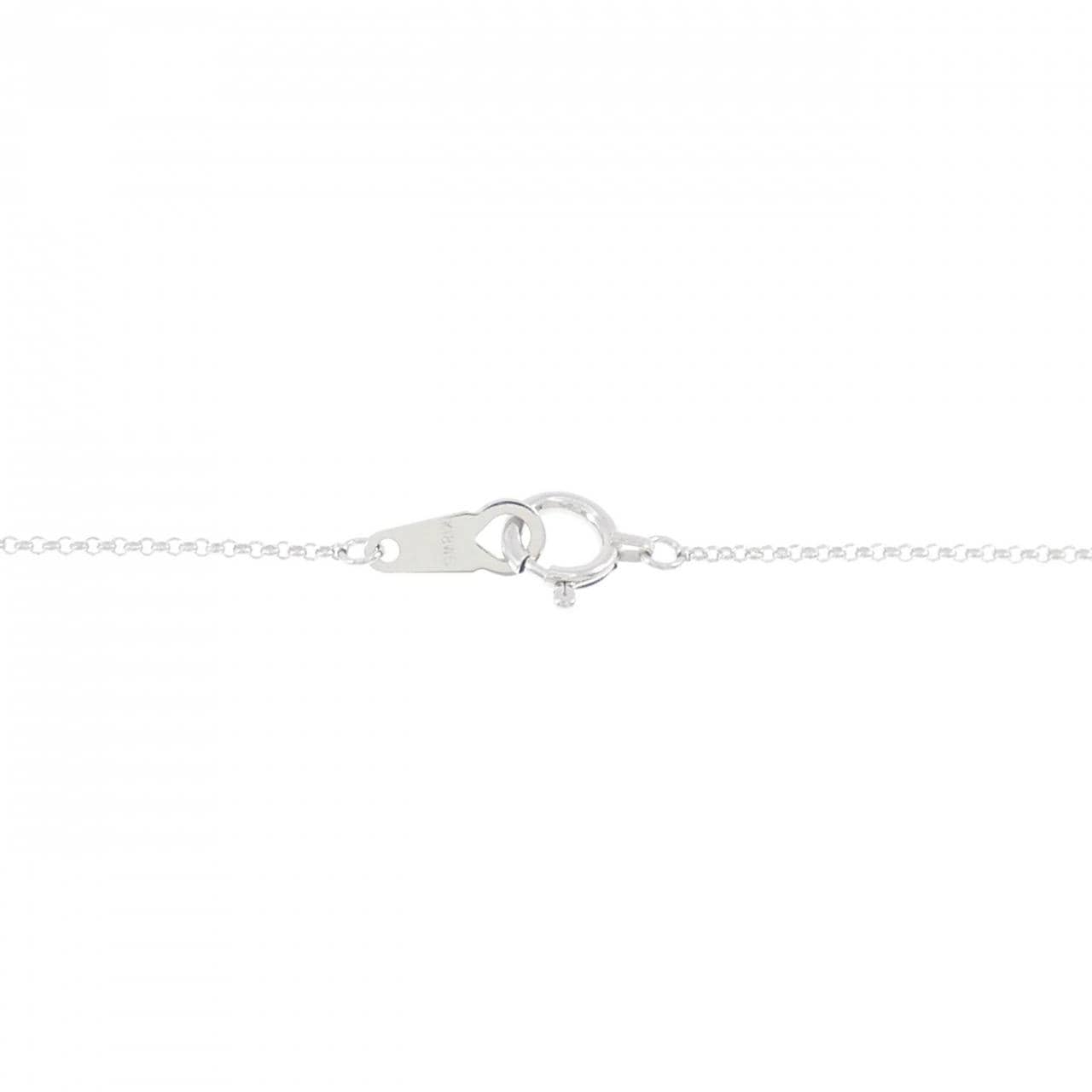 K18WG フラワー アメジスト ネックレス 0.95CT