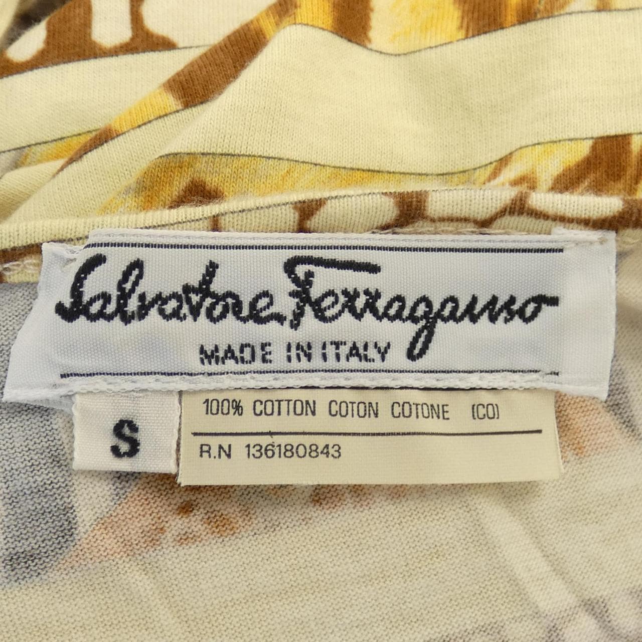 【ヴィンテージ】サルヴァトーレフェラガモ SALVATORE FERRAGAMO Tシャツ