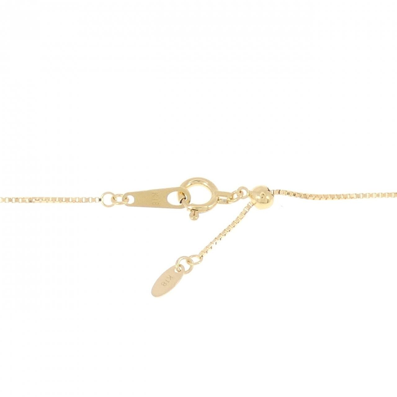 K18YG ダイヤモンド ネックレス 0.187CT