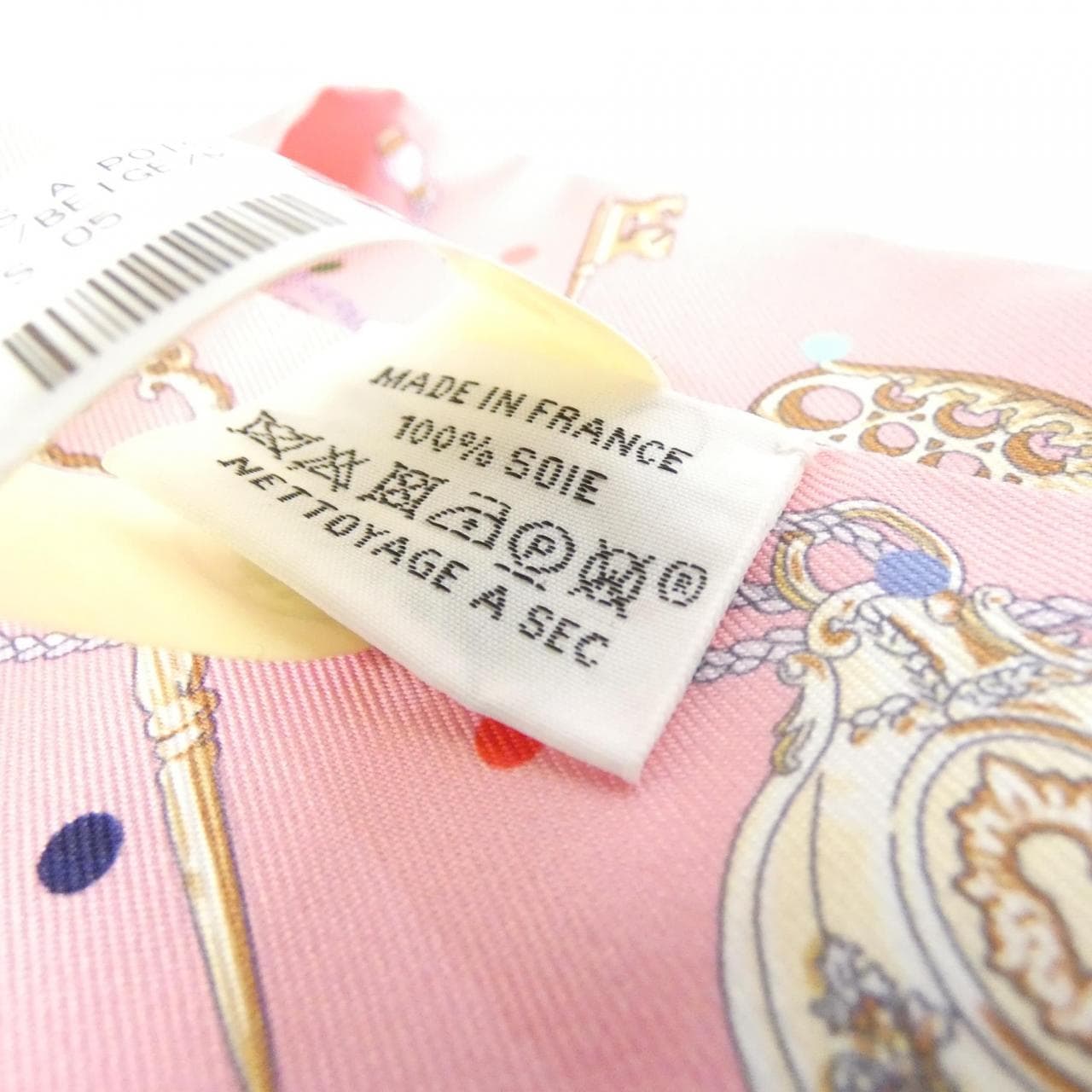 【未使用品】エルメス LES CLES A POIS ツイリー 063871S スカーフ