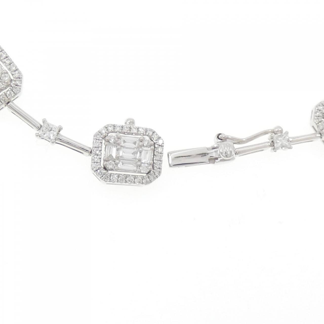 750WG ダイヤモンド ブレスレット 2.41CT