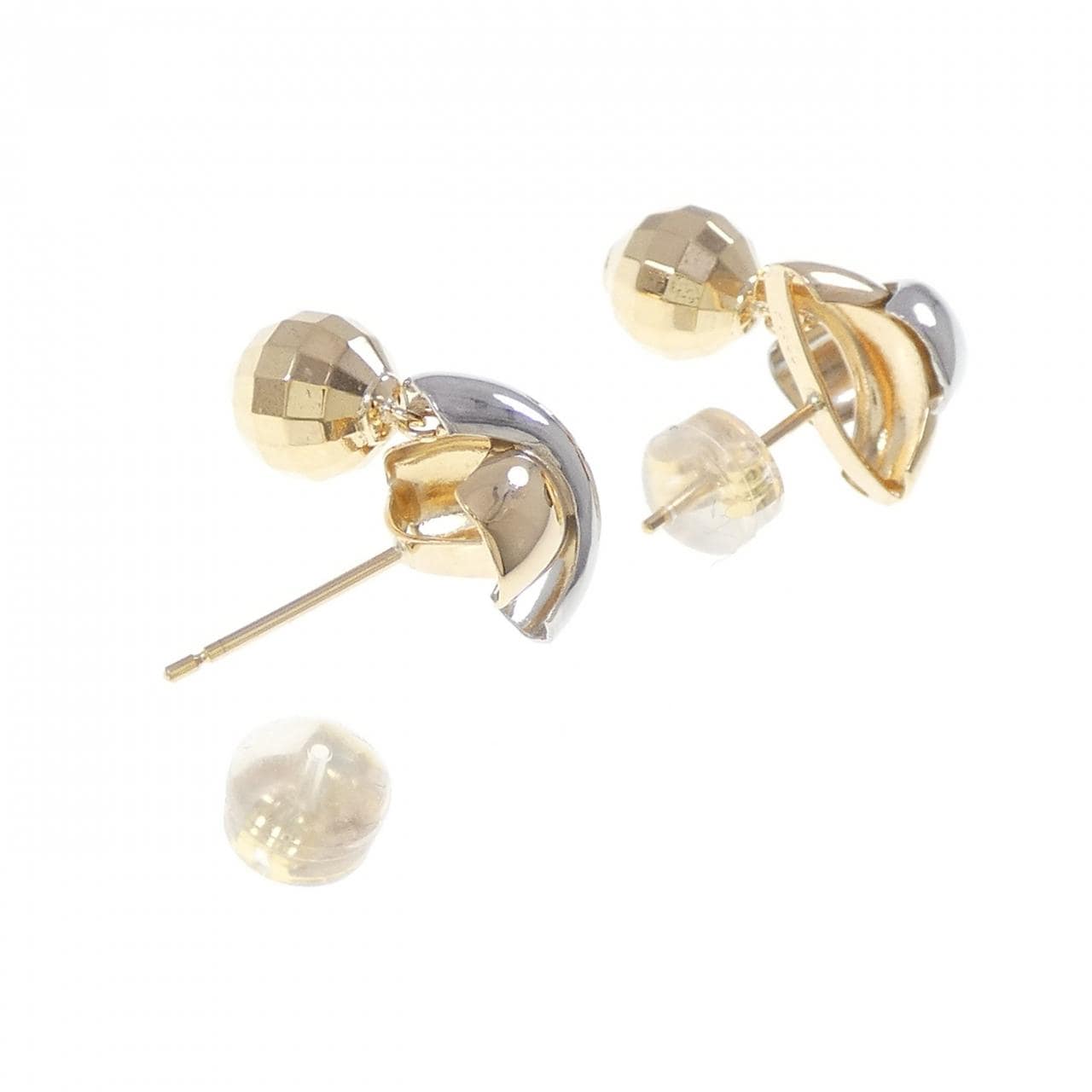 K18YG/PT900 ピアス