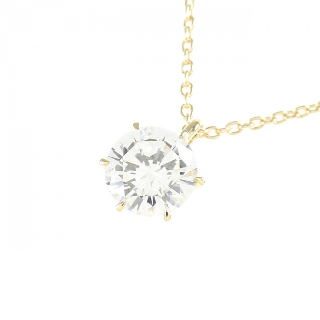 [Remake] K18YG Diamond necklace 0.725CT E SI2 VG