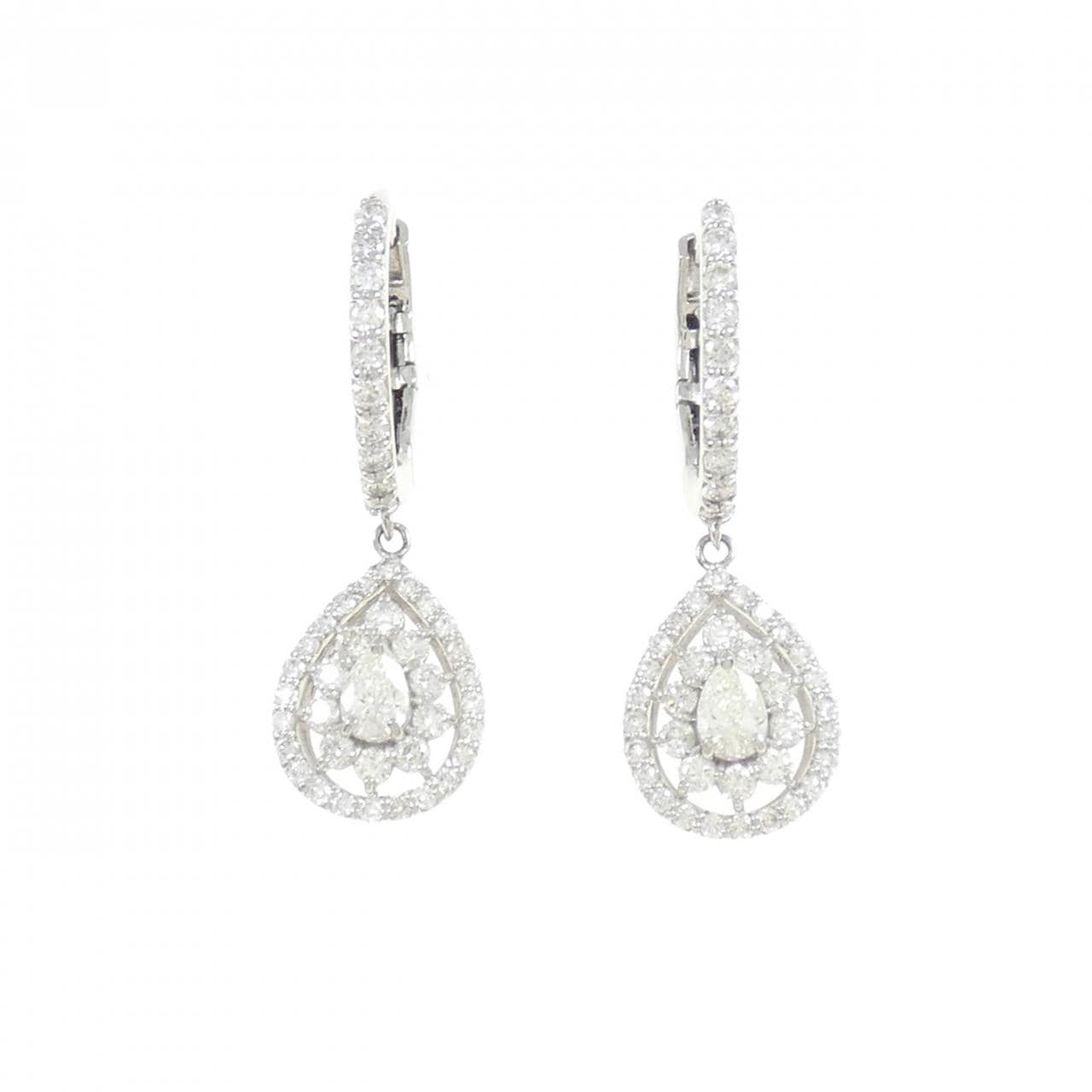 【新品】PT900 ダイヤモンド ピアス 0.86CT