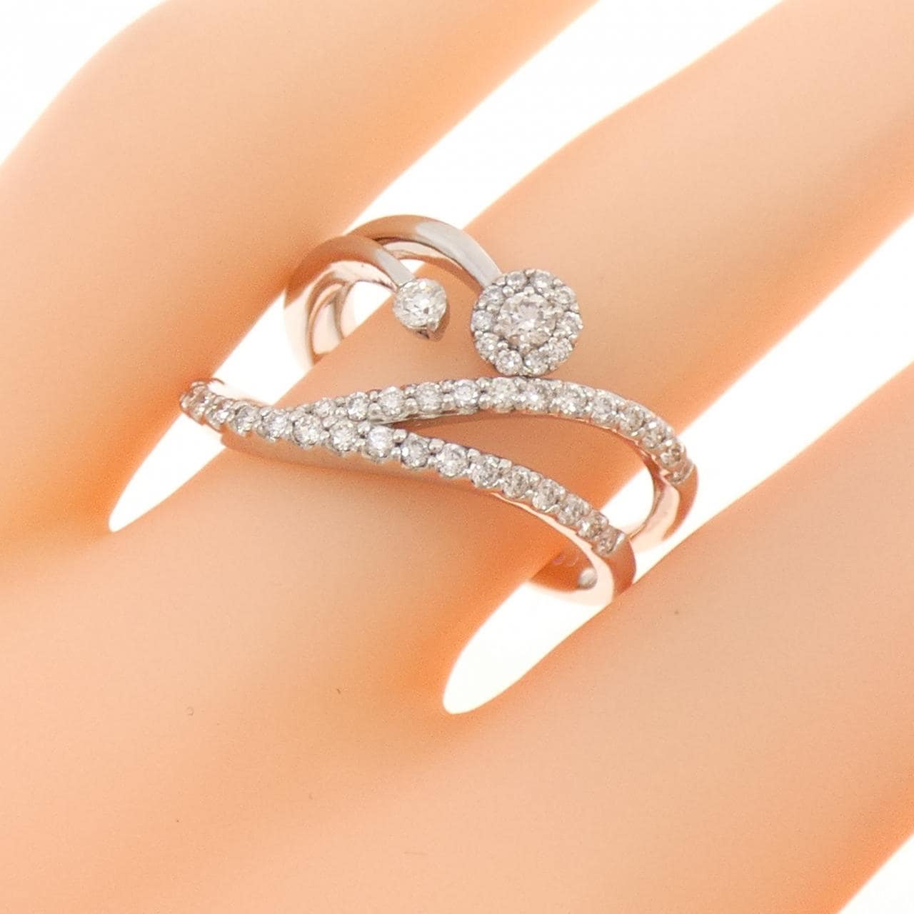 PT900 ダイヤモンド リング 0.43CT