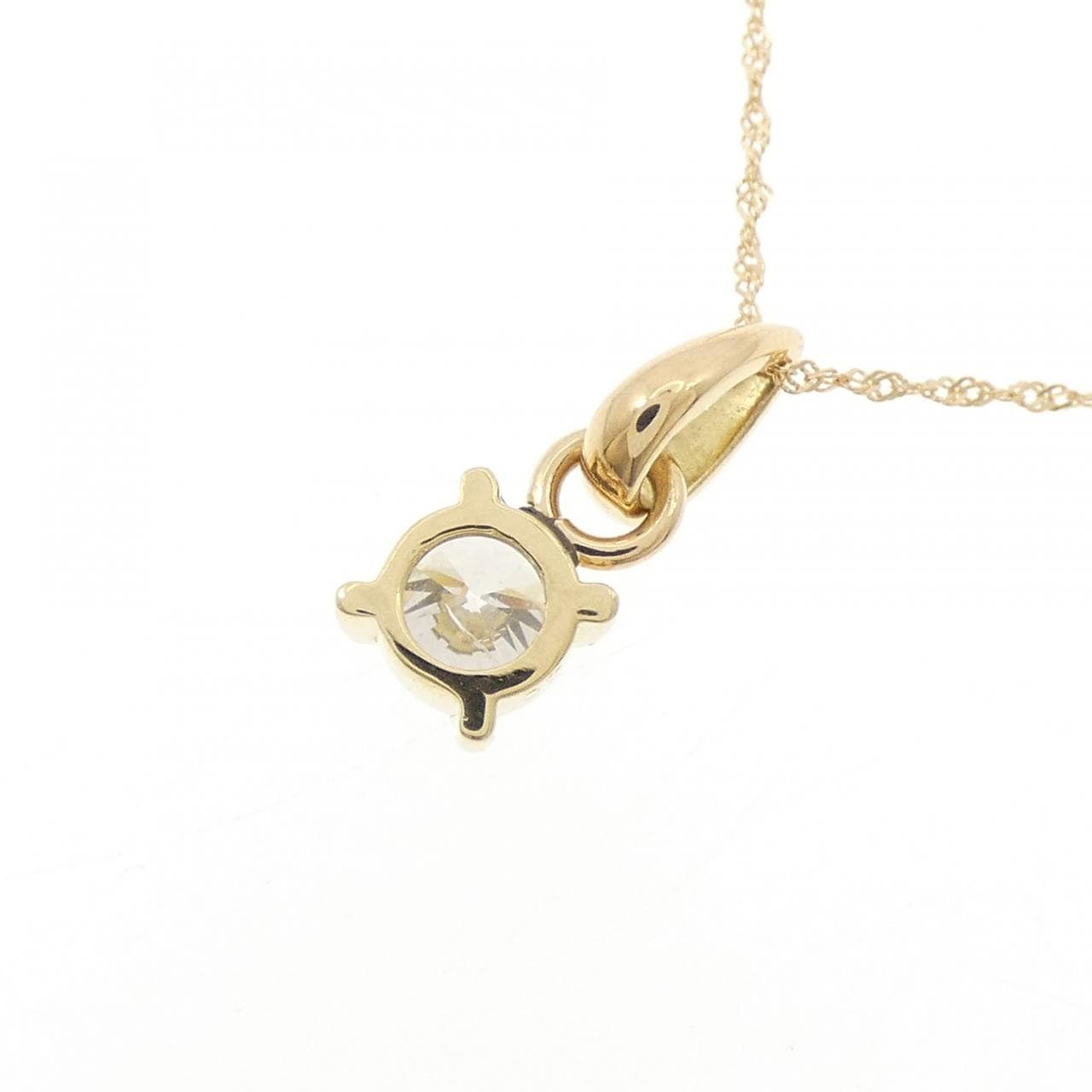 K18YG ダイヤモンド ネックレス 0.40CT