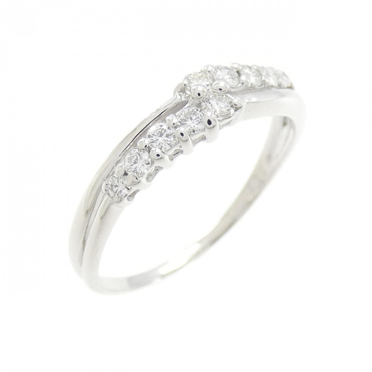K18WG ダイヤモンド リング 0.20CT
