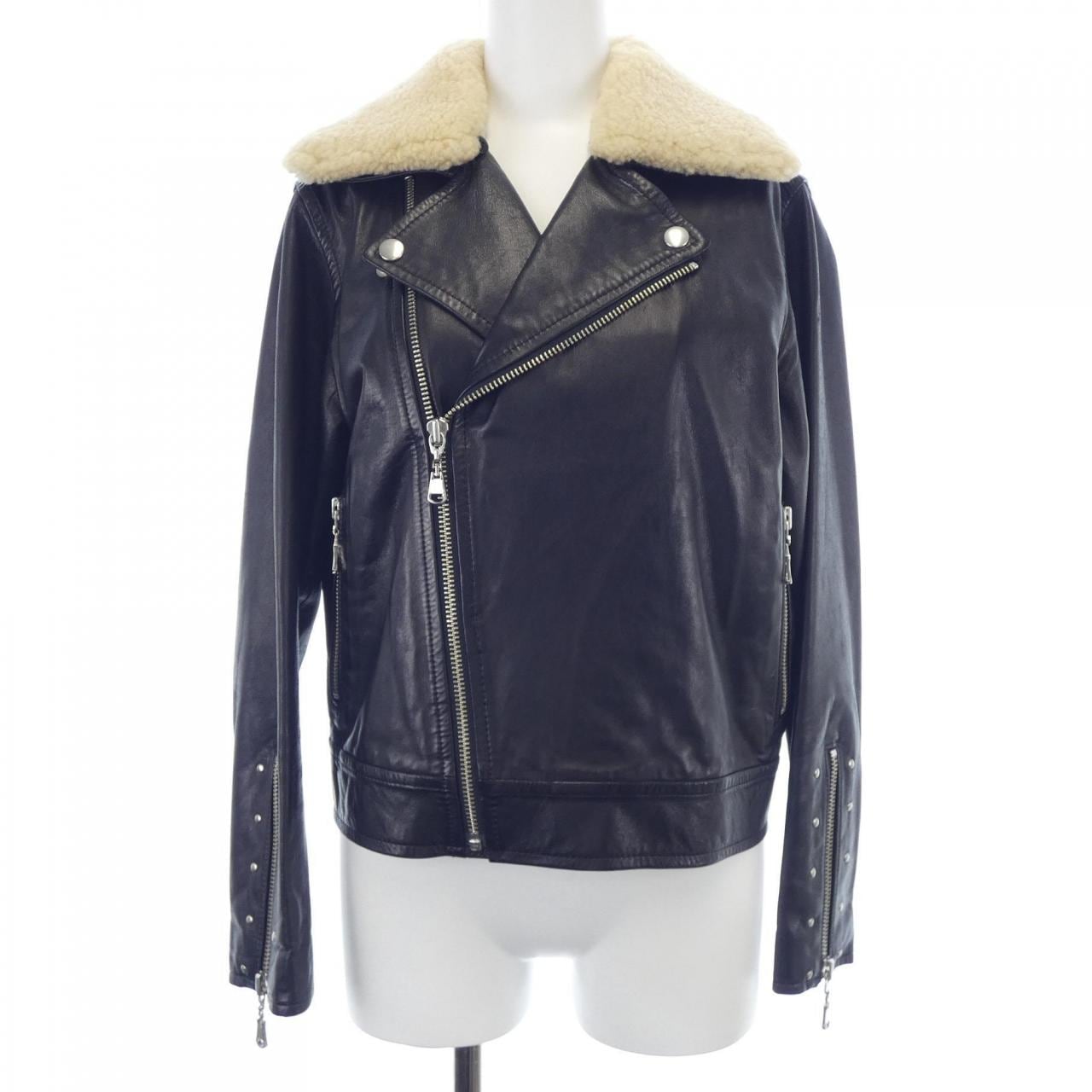 ルルオンザブリッジ LULU ON THE BRIDGE レザーライダースジャケット