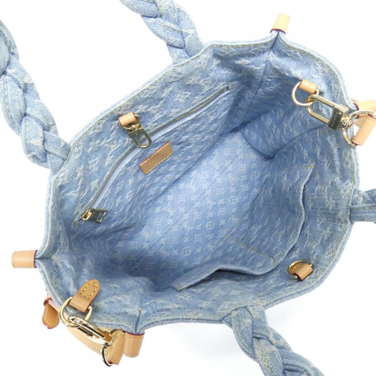 ルイヴィトン モノグラム デニム(LVバイ ザ プー レット ゴー M24897 バッグ