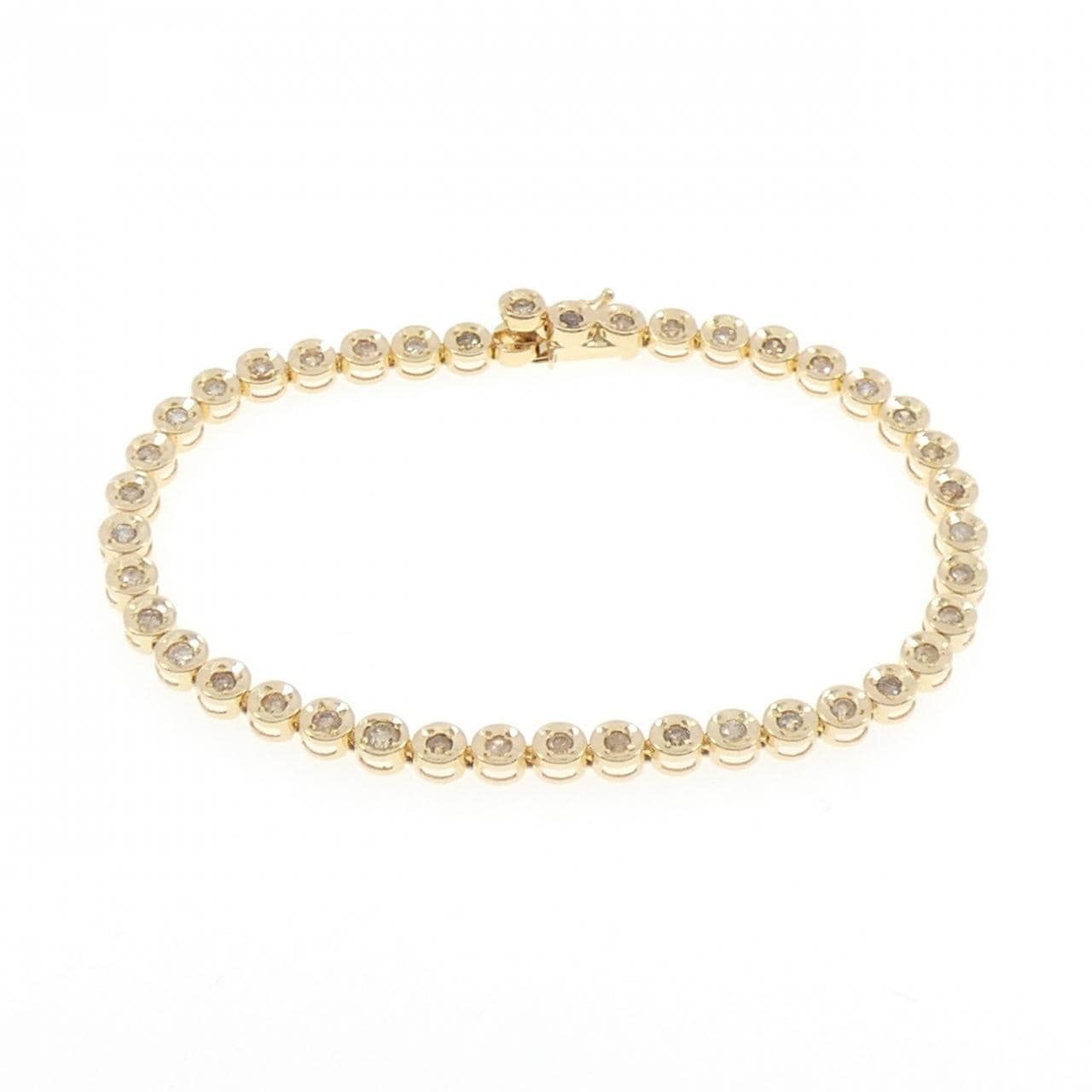 K18YG ダイヤモンド ブレスレット 2.00CT