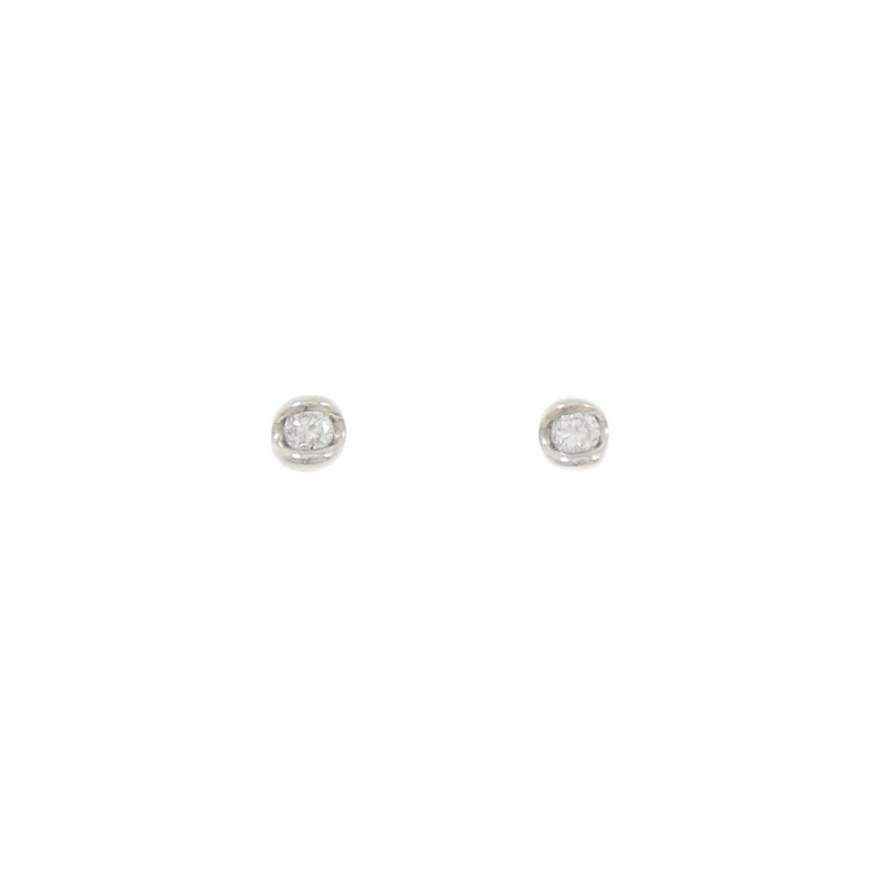 PT900 ダイヤモンド ピアス