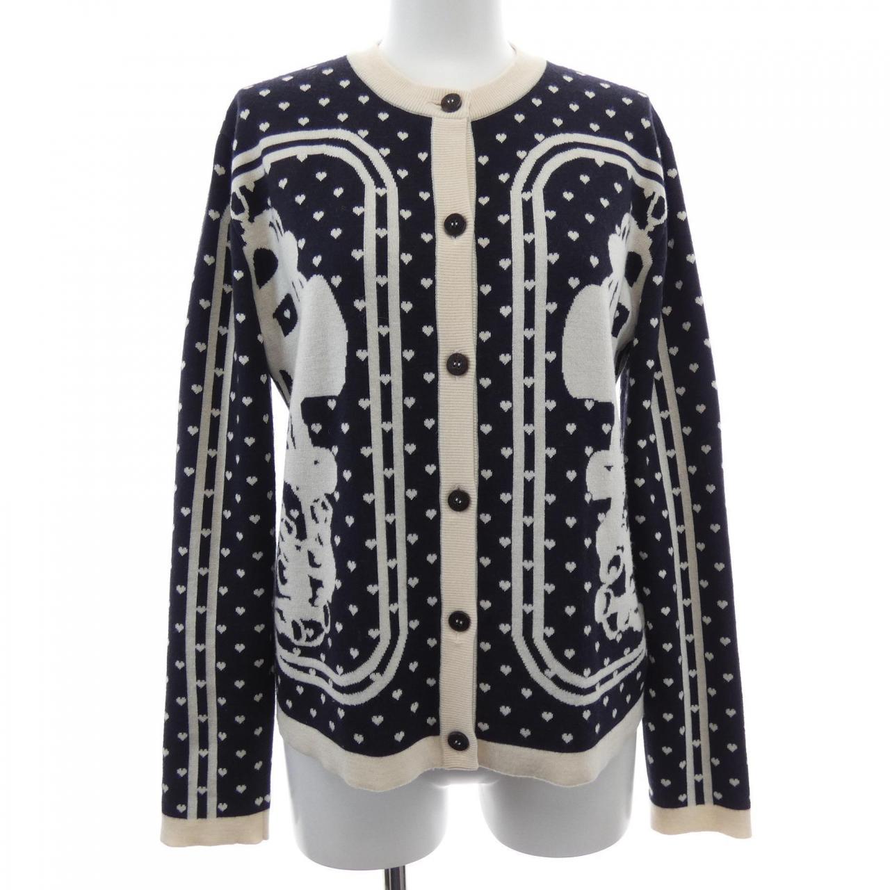 エルメス HERMES BRIDES DE GAlA LOVE *87-7711. カーディガン