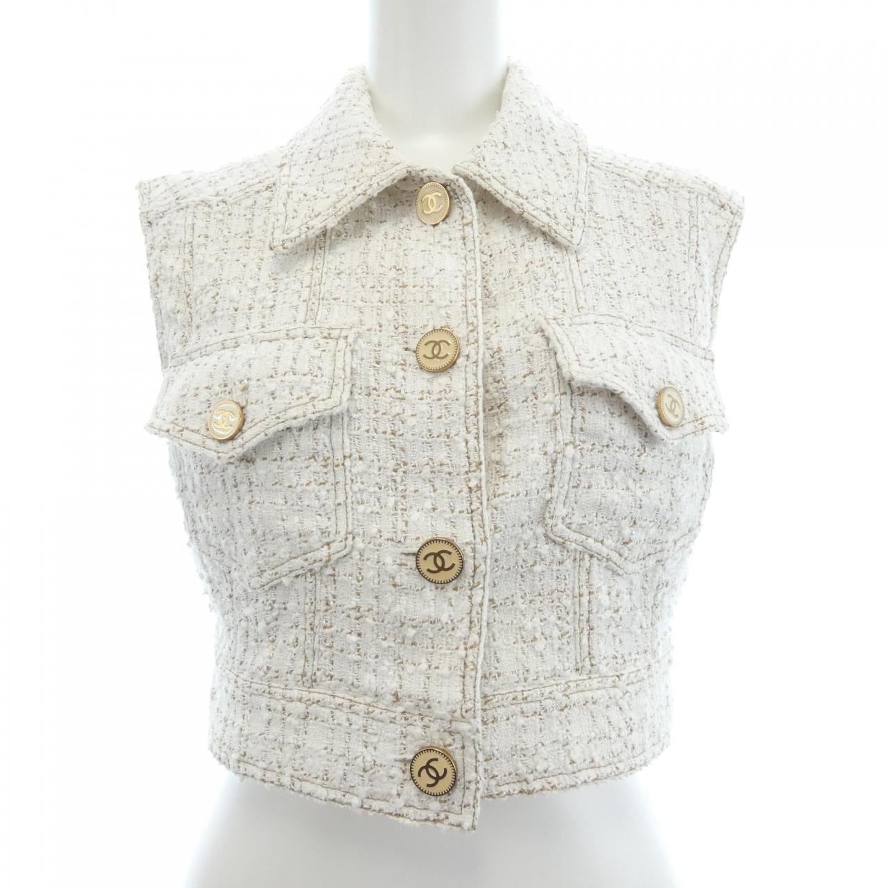 【ヴィンテージ】シャネル CHANEL P17722V09961 01P ベスト