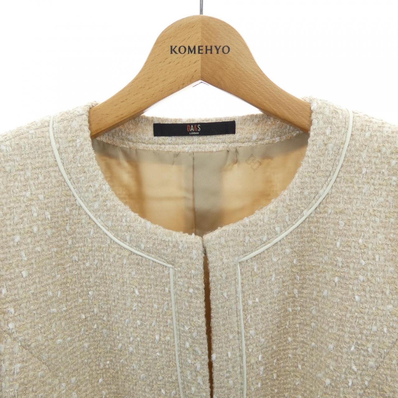 ダックス DAKS ノーカラージャケット