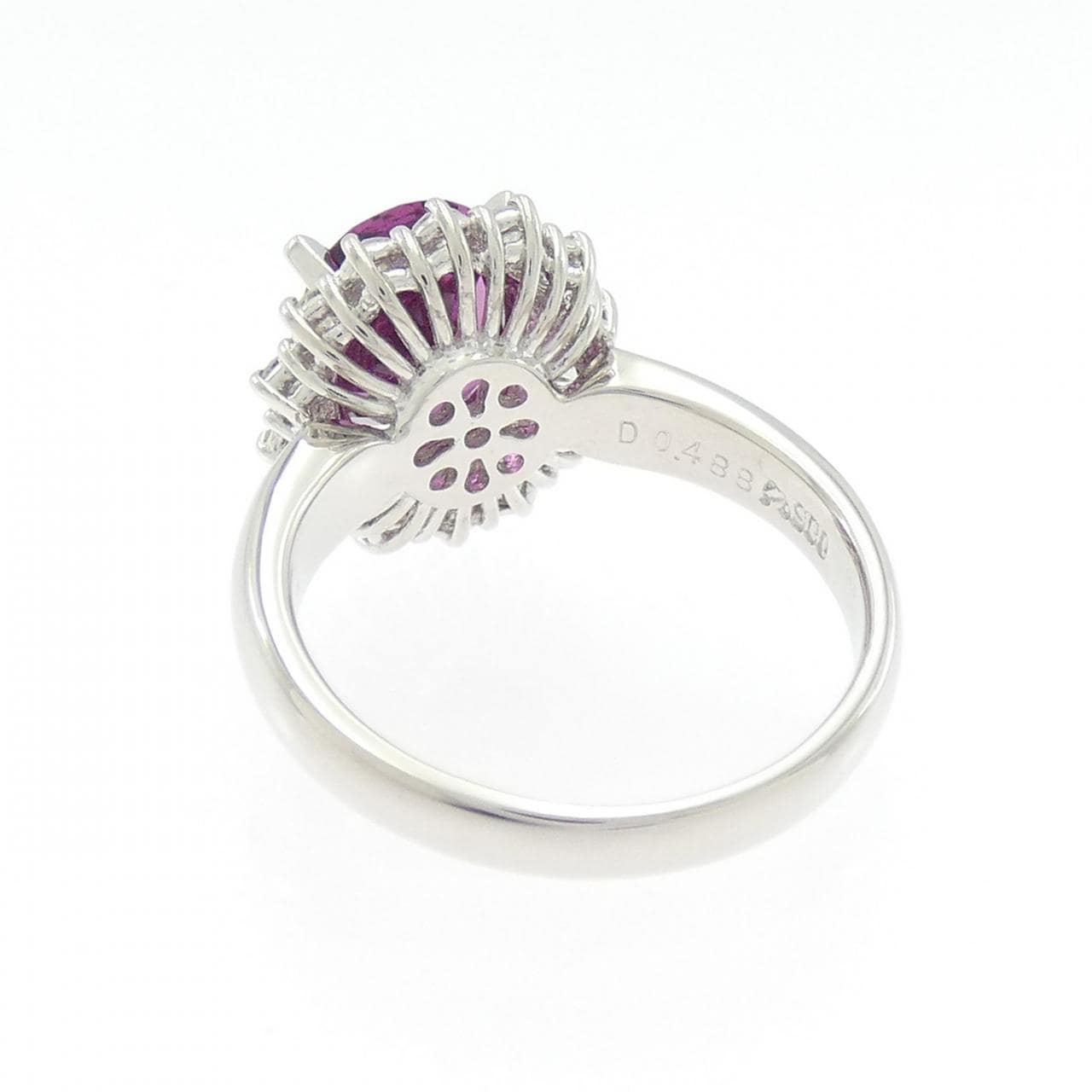 PT900 ガーネット リング 2.431CT