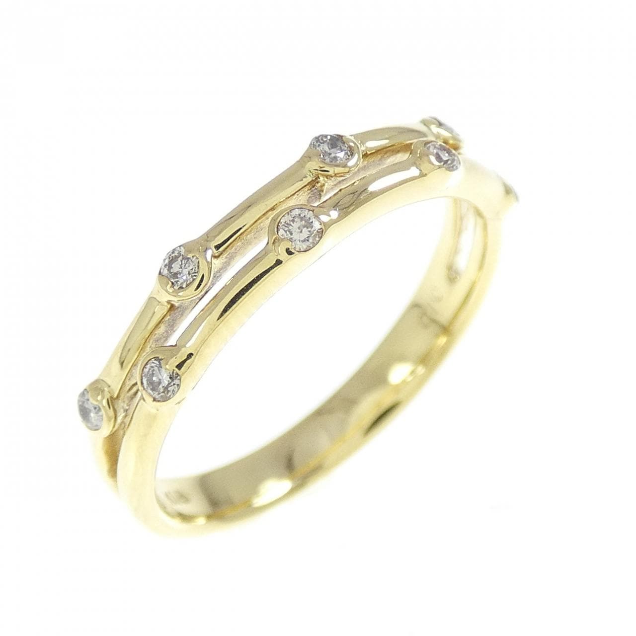 K18YG ダイヤモンド リング 0.10CT